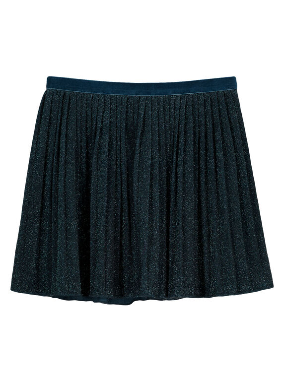 JUPE PLISSEE EN MAILLE LUREXEE  GATUJUP1 / 19W901Q1JUP714