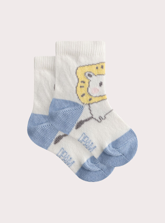 Chaussettes naissance motif lion  WOU3CHO2 / 25SF41X1SOQ005
