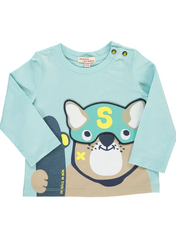 Tee-shirt manches longues bébé garçon CUHOTEE1 / 18SG10E1TML203