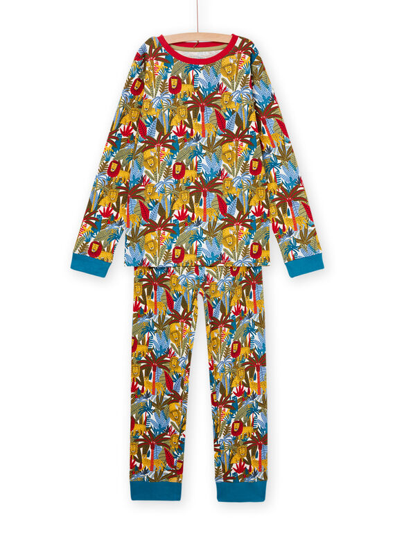 Pyjama long à imprimé savane PEGOPYJAOP / 22WH1211PYJ003