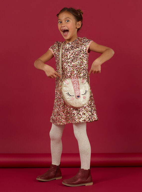Sac doré biche enfant fille MYANOBAG / 21WI01Q1BESK008