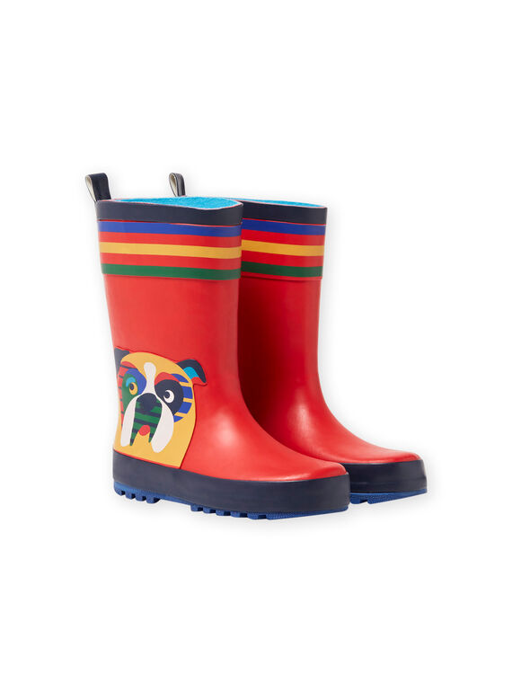 Bottes de pluie à motifs chiens MOPLUICHIEN / 21XK3611D0C050