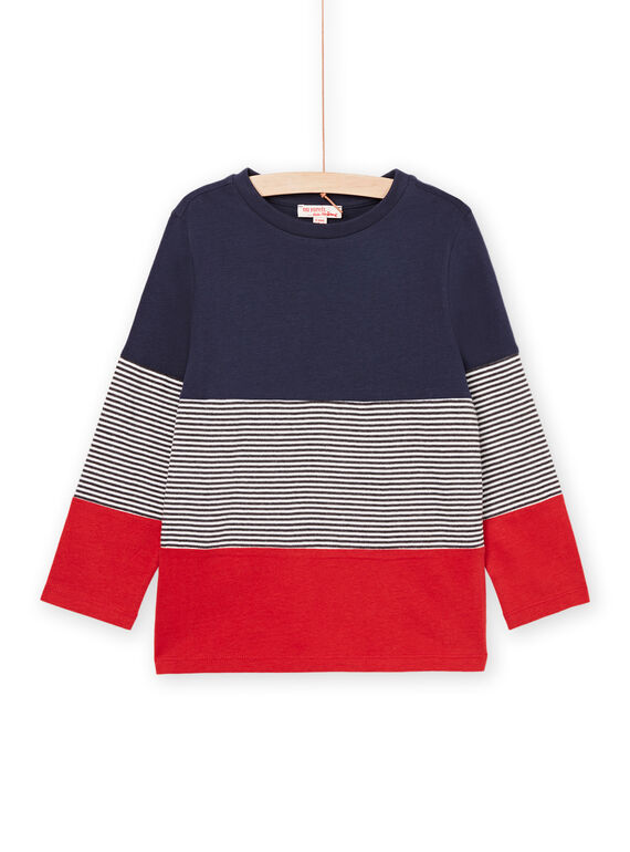 T-shirt manches longues color block POJOTIDEC1 / 22W902B3TML705