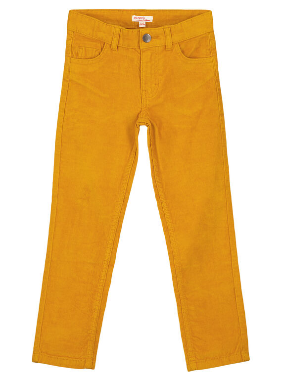 Pantalon En velours Ocre Regular GOJOPAVEL9 / 19W902L3D2BB107