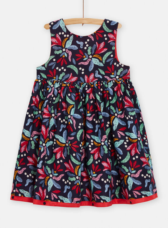 Robe réversible avec dos échancré pour fille TACLUROB1 / 24S901O1ROBC211