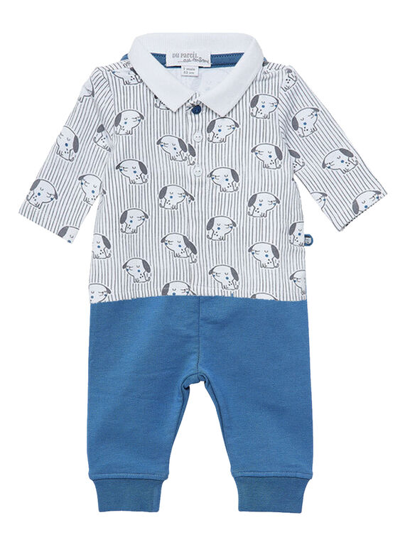 Ensemble chemise + legging naissance garçon JOU1ENS3 / 20SF04J1ENS000