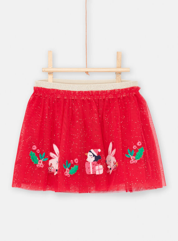 Jupe pour les fêtes de noel pour bébé fille SIWAYJUP / 23WG09S1JUPF529