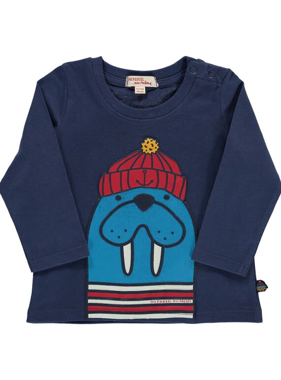 Tee-shirt manches longues bébé garçon DUNAUTEE2 / 18WG10G2TML713