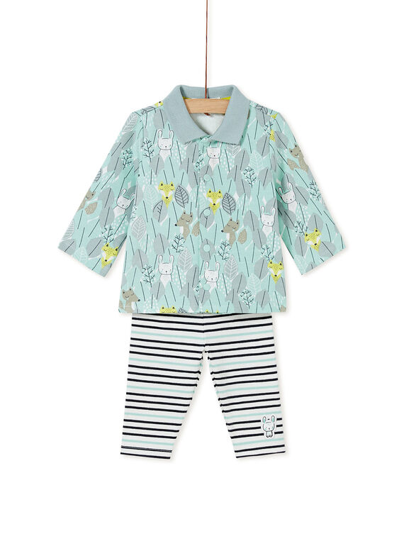 Ensemble chemise et pantalon bébé garçon KUBOENS / 20WG10N1ENS001
