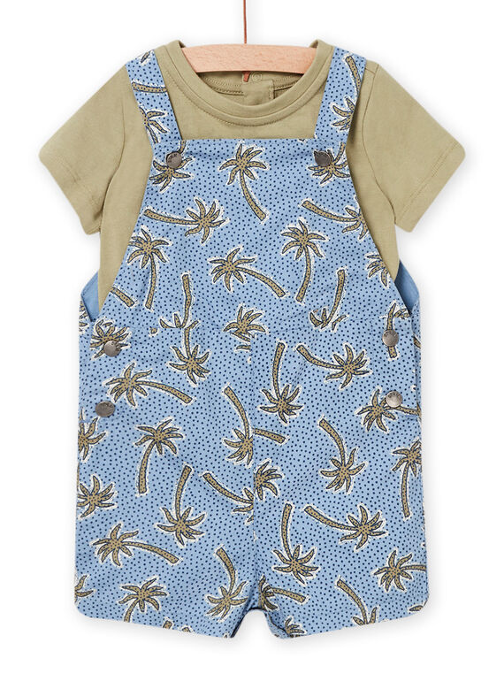 Ensemble vert pistache et bleu bébé garçon NUSANENS / 22SG10S1ENS610