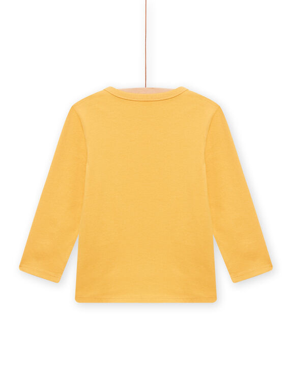 Tee Shirt Manches Longues Jaune NOVITEE3 / 22S902M2TMLB107