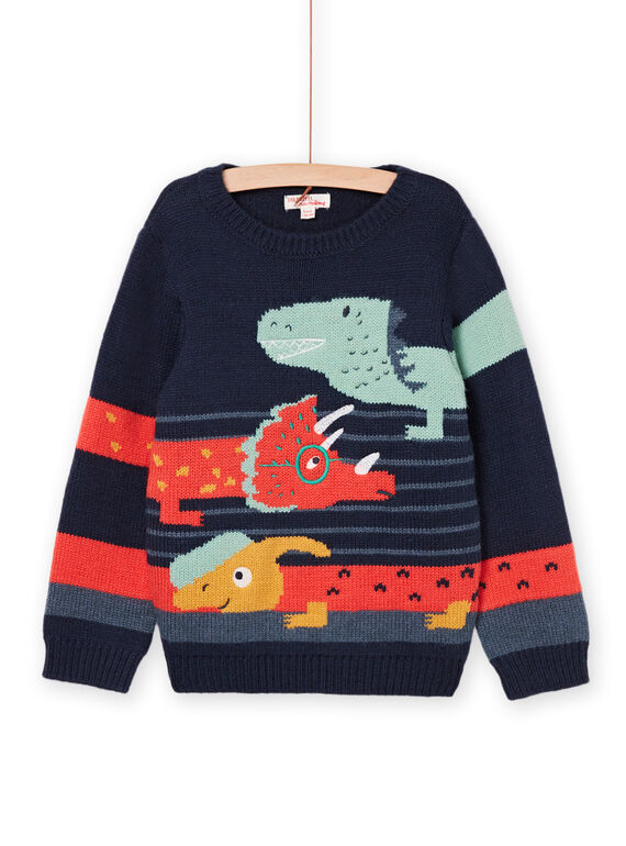 Pull à manches longues à motif dinosaure POPRIPUL / 22W902P1PUL705