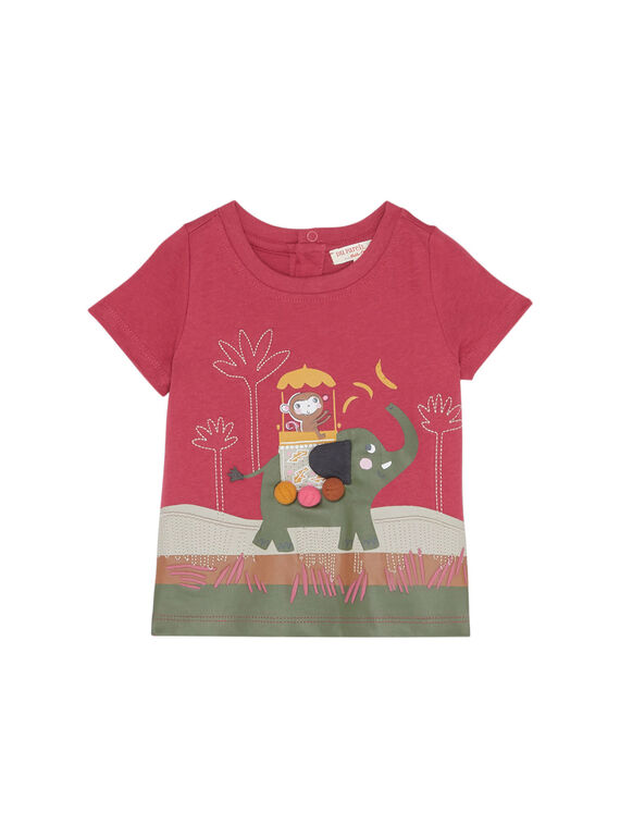 Tee Shirt Manches Courtes Rose JUDUTI2 / 20SG10O2TMC312