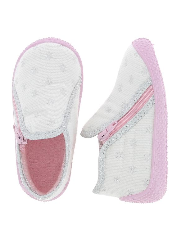 Chausson bottillon bébé fille DBFBOTFLOC / 18WK37W5D0A001