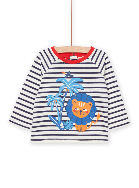 T-shirt à motifs lion et palmiers RUNAUTEE2 / 23SG10N3TML622