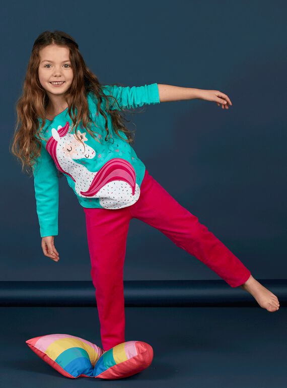 Pyjama Turquoise LEFAPYJLIC / 21SH1153PYJ209