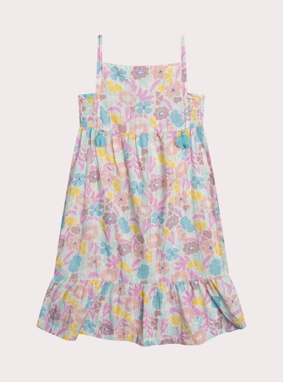 Robe mi-longue évasée à imprimé florale WATIROB1 / 25S901U1ROB001