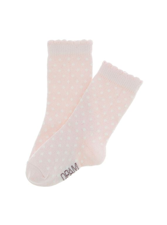 Chaussettes mi-hautes bébé fille CYIJOCHO5B / 18SI09R9SOQ099