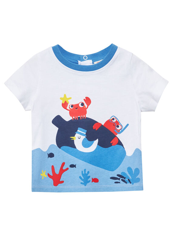 Tee Shirt Manches Courtes Ecru JUCEATI1 / 20SG10N3TMC001