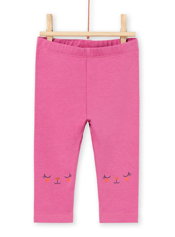 Legging rose bébé fille MYIPALEG2 / 21WI09H1CALH705