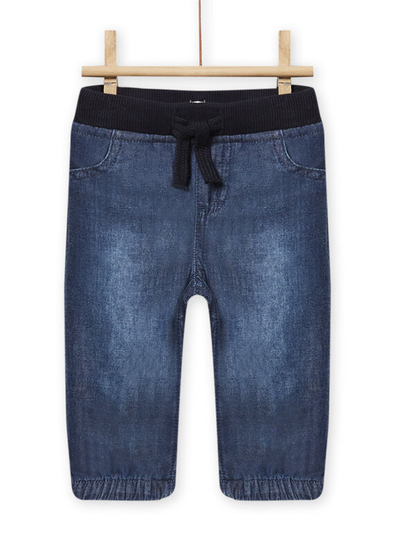 Jean denim moyen taille élastiquée bébé garçon NUJOJEAN / 22SG1061JEAP274