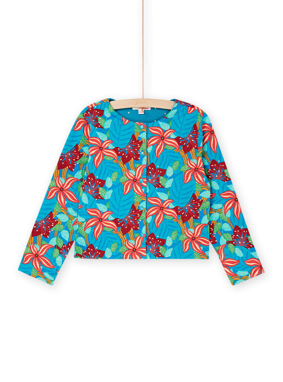 Cardigan turquoise réversible RABALCAR / 23S901W1CARC217