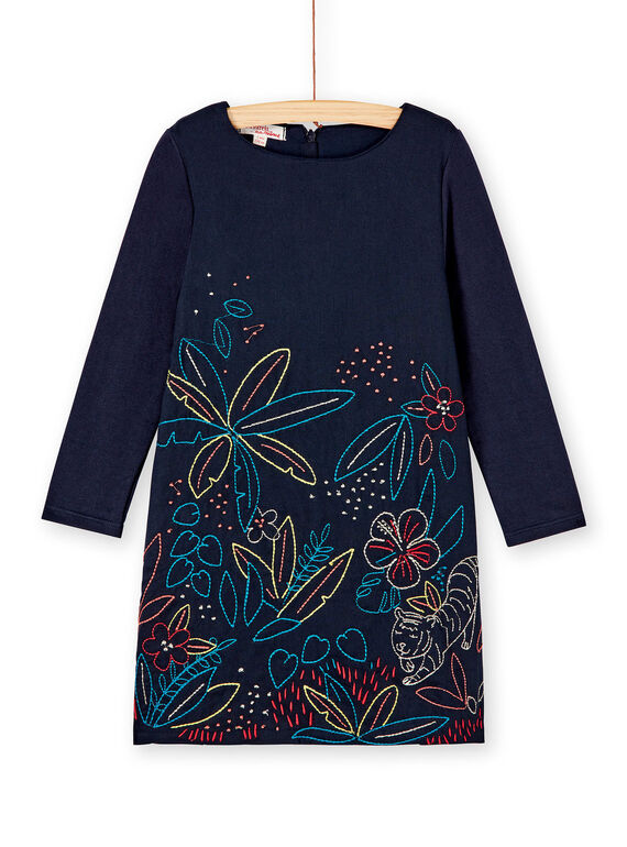 Robe manches longues brodée KABRIROB3 / 20W901F3ROBC243