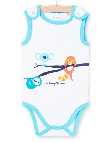 Body Sans Manches A Motifs Animaux Bebe Garcon Body Bebe Dpam
