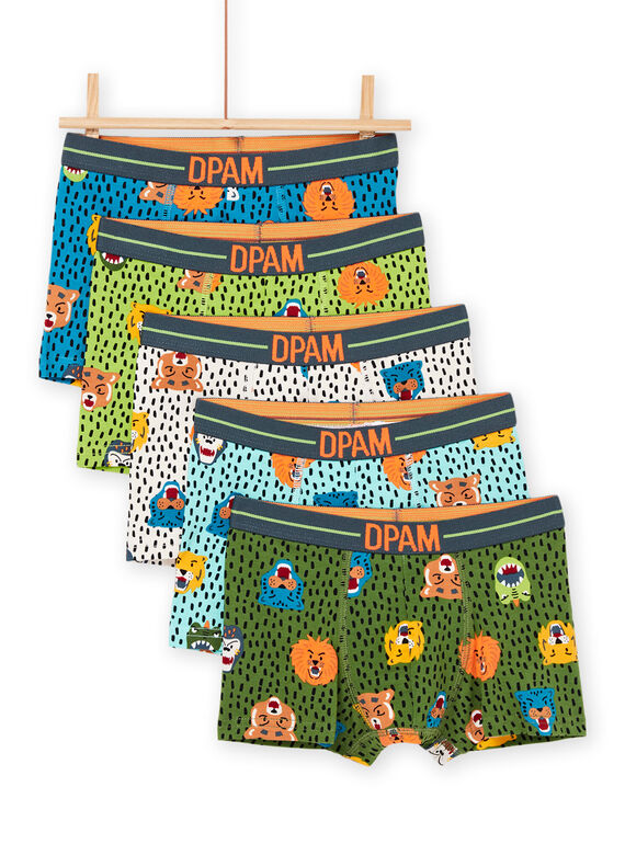 Lot de 5 boxers à imprimé fantaisie SEGOBOXSEM2 / 23SH1211BOXA016