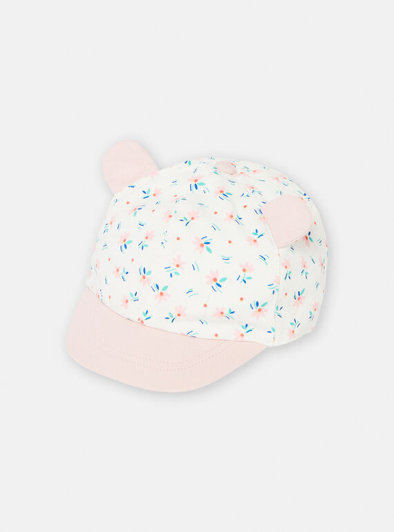 Casquette à motif fleuri pour bébé fille TYIJACHA2 / 24SI09E2CHA001