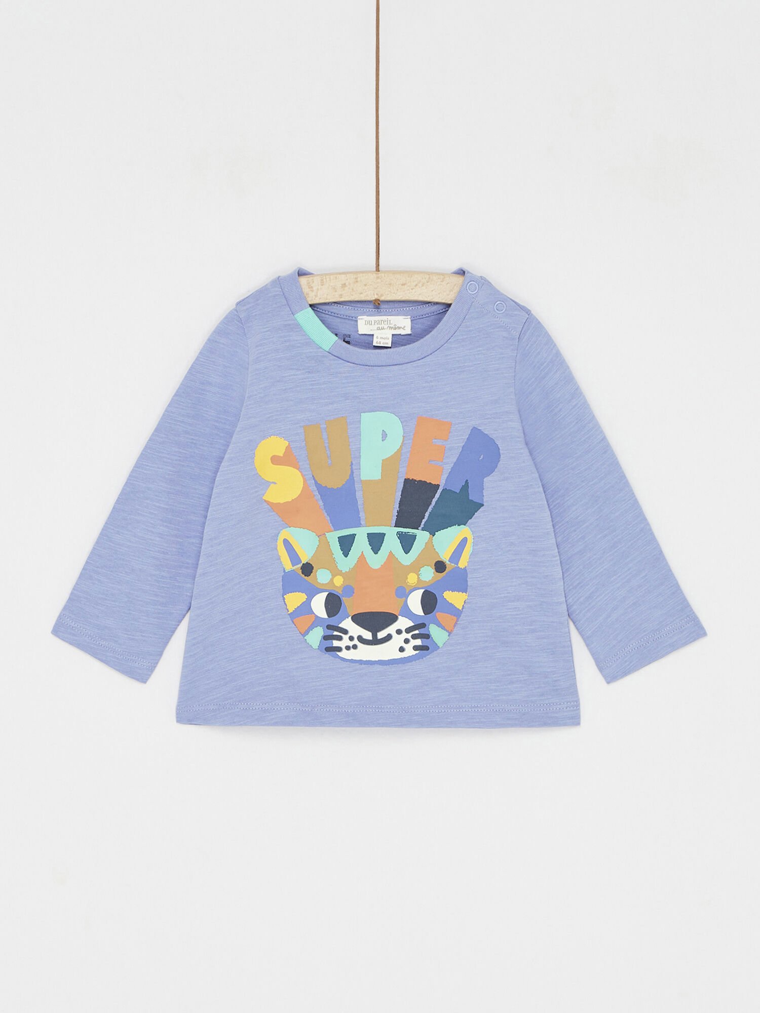 Tee shirt manche cheap longue uni garcon
