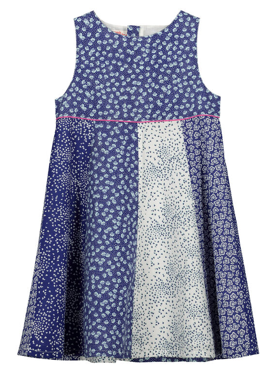 Robe sans manches fantaisie fille FANEROB3 / 19S901B4ROB099