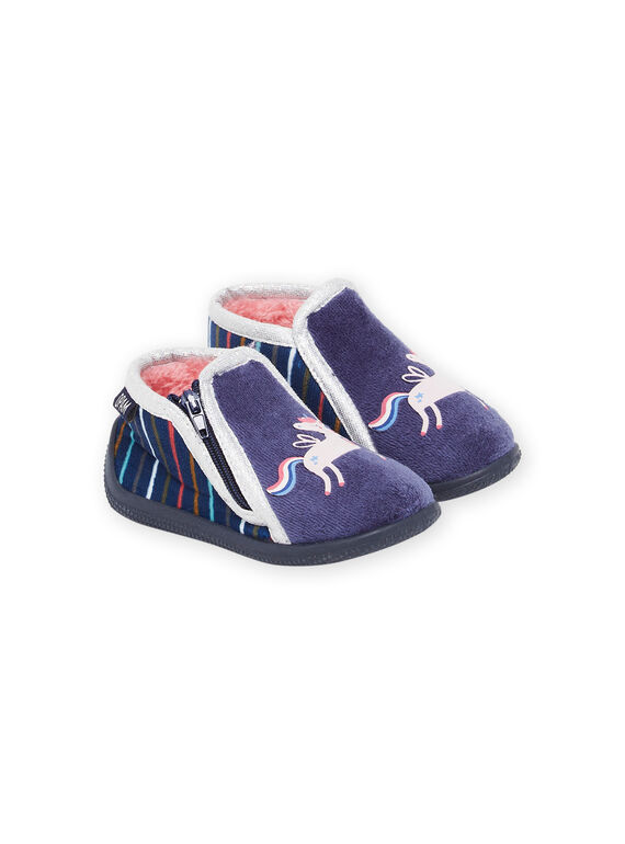 Chaussons bottillon à imprimé licorne PIPANTLAP / 22XK3751D0A070