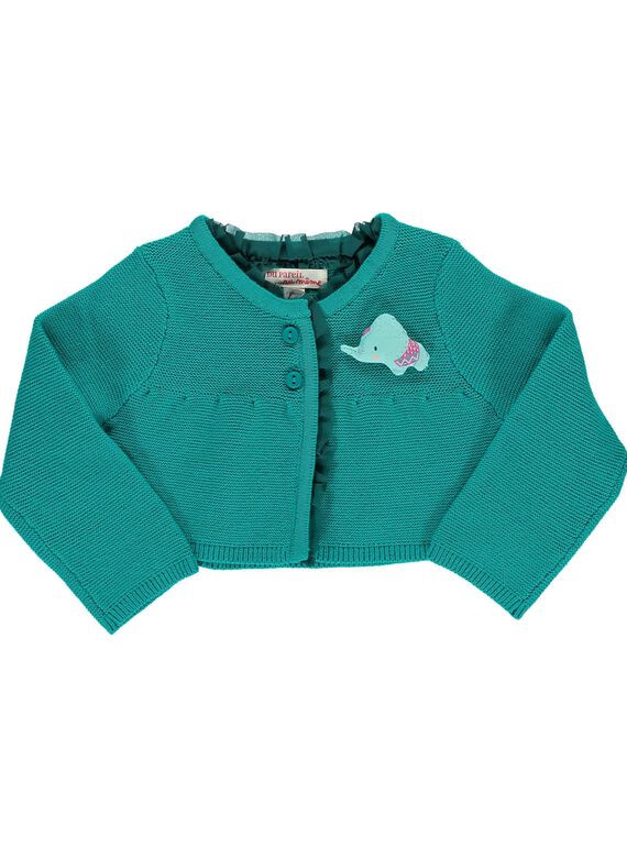 Gilet boléro bébé fille CIDOUCAR1 / 18SG09J1CAR202