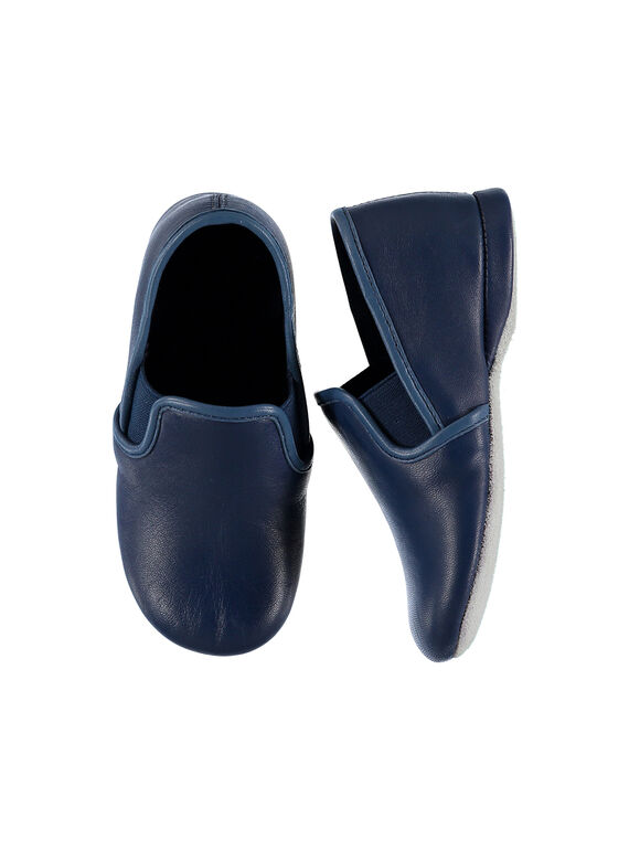 Chausson sans-gêne en cuir garçon FGSGBOFILS / 19SK3639D0B070