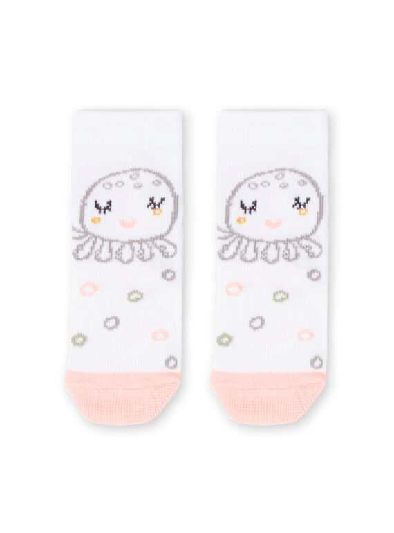 Chaussettes blanches naissance fille LOU2CHO1 / 21SF40I2SOQ000