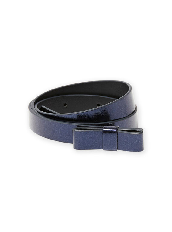 Ceinture bleu nuit enfant fille MYAESBELT3 / 21WI01E2CEIC205