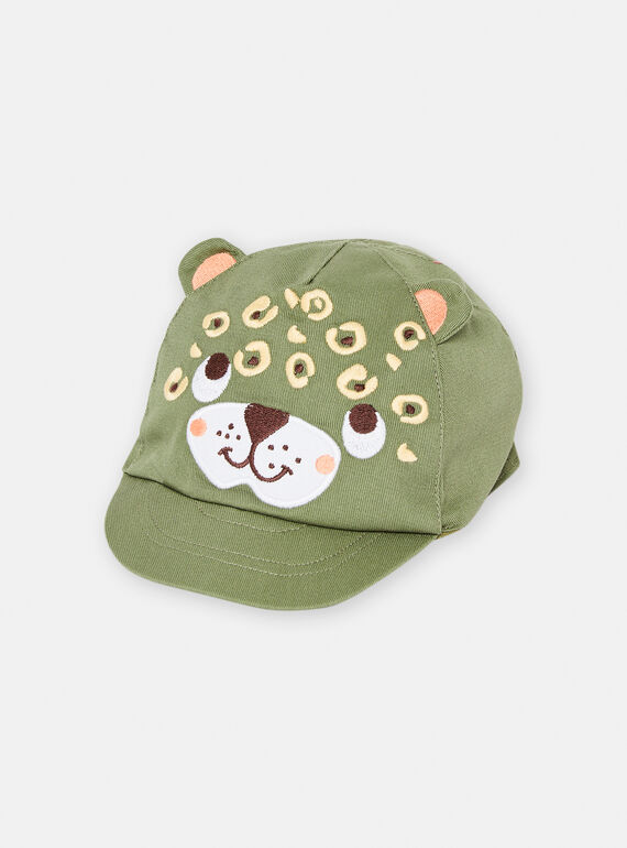 Casquette à motif tête d'ourson brodé pour bébé garçon TYUJA1CASQ / 24SI10E3CHA604