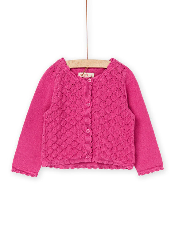 Cardigan grenadine en maille fantaisie RIJUNCAR / 23SG09U1CARF507