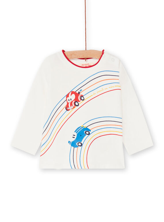 Tee Shirt Manches Longues Ecru LUHATEE1 / 21SG10X2TML001