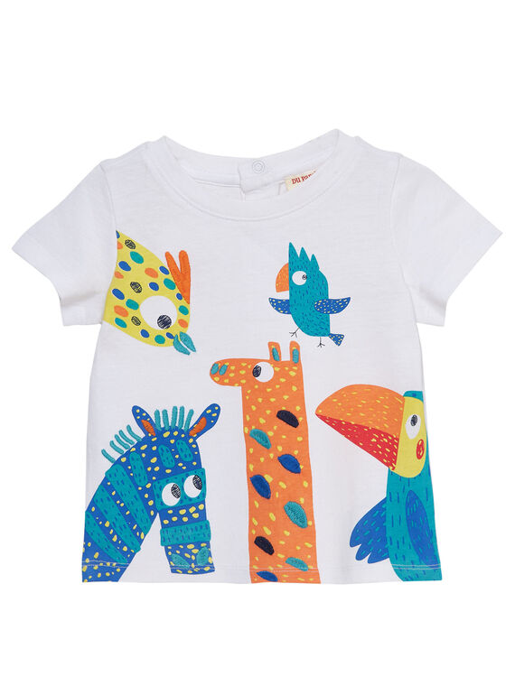 Tee Shirt Manches Courtes Blanc JUMARTI1 / 20SG10P2TMC000