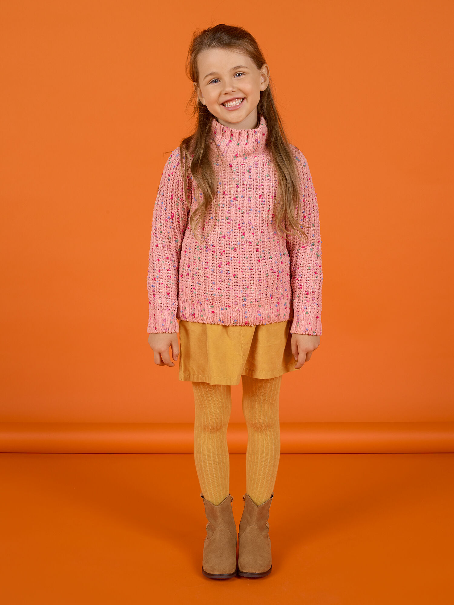 Pull shop rose enfant