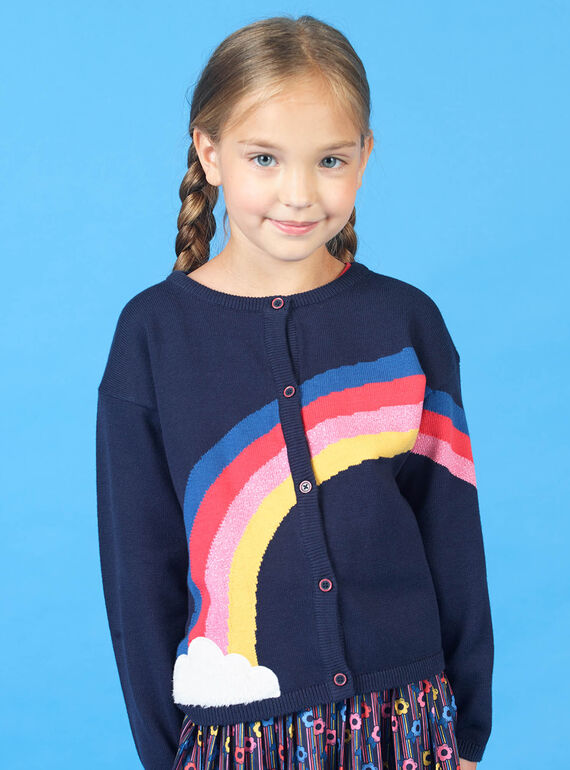 Cardigan Bleu marine LAHACAR / 21S901X1CAR070