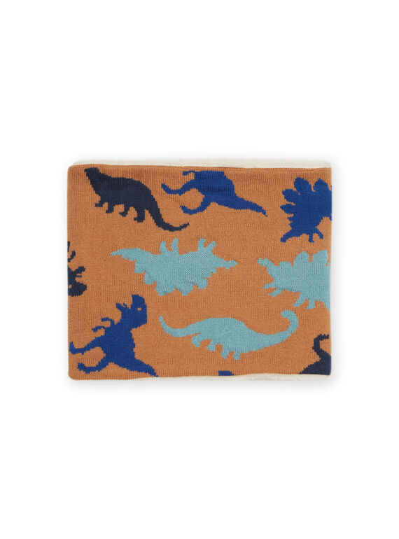 Snood à jacquard dinosaures PYOGROSNO5 / 22WI02G3SNOI814