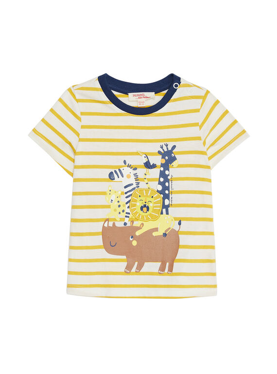Tee Shirt Manches Courtes Ecru JUTROTEEEX / 20SG10F3TMC001