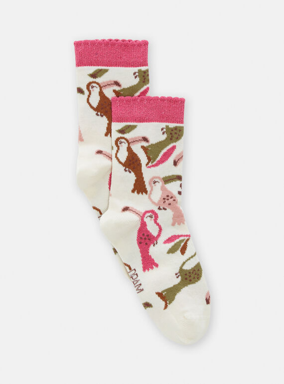Chaussettes Ecru TYACRICHO / 24SI0188SOQ003