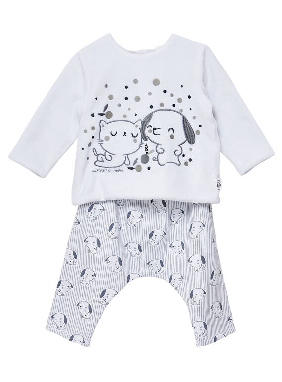 Ensemble pantalon reversible naissance mixte JOU1ENS4 / 20SF05J1ENS000
