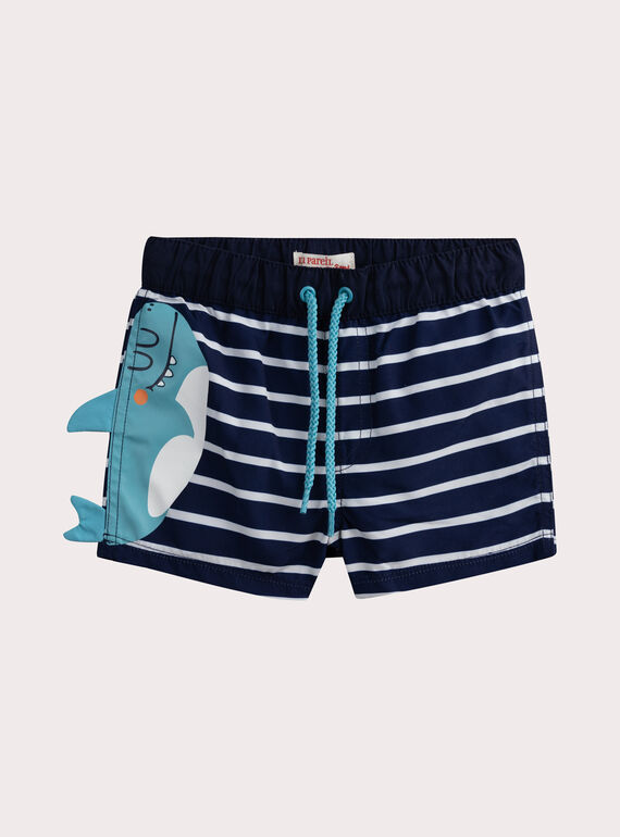 Short de bain rayé pour bébé garçon WYUMER1 / 25SI10N7MAI705