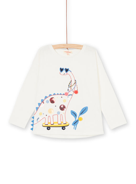 Tee Shirt Manches Longues Ecru LAHATEE / 21S901X1TML001