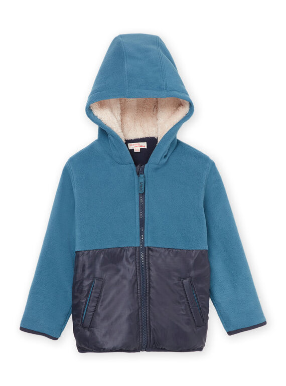 Gilet bi-matières à capuche POMENGIL2 / 22W902U1GILG619